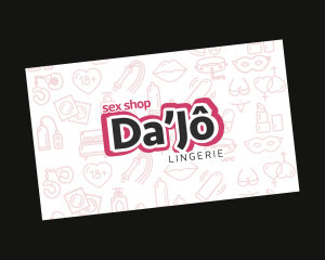 Portfólio Xlyan - Verso Cartão de Visitas do Sex Shop Da'Jô Lingerie de Guaratuba/PR