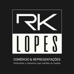 Portfólio Xlyan - Logotipo RK Lopes Comércio & Representações de São Bento do Sul/SC